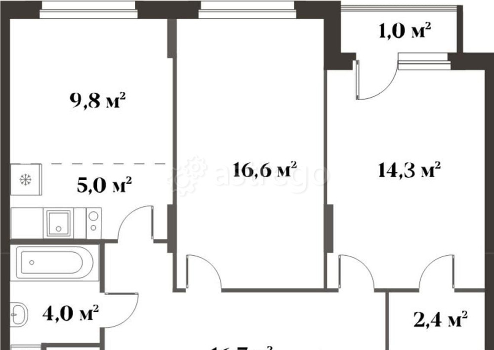 3-комн. квартира, 70.8 м2, 5/6 эт. Красногорск - изображение 1