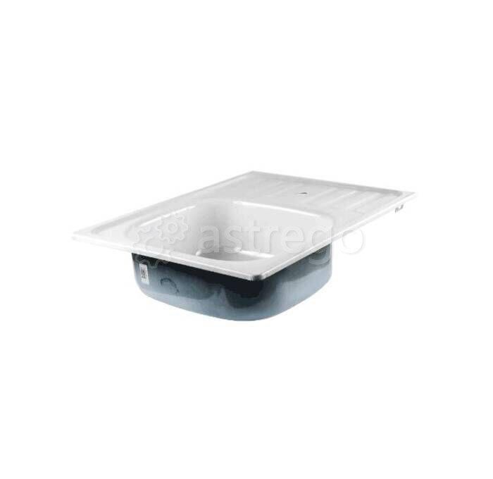 Мойка ст эмалиров Люкс 500х600 б/сиф с кроншт б/метиз 1 1/2 Сантэкс (Гомель) . Москва - изображение 1