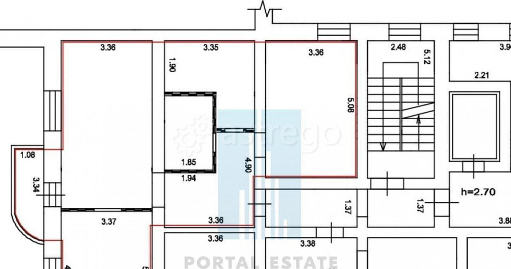 2-комн. квартира, 77 м2, 4/5 эт. Подольск - изображение 6
