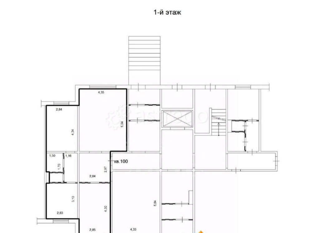 4-комн. квартира, 99.2 м2, 1/10 эт. Красноярск - изображение 6