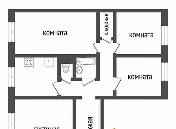 4-комн. квартира, 84 м2, 1/10 эт. Красноярск