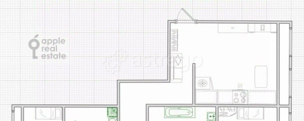 4-комн. квартира, 160 м2, 15/17 эт. Москва - изображение 3