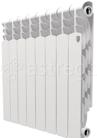 Радиатор алюминиевый Royal Thermo Revolution 500 8 секций Нижний Новгород - изображение 1