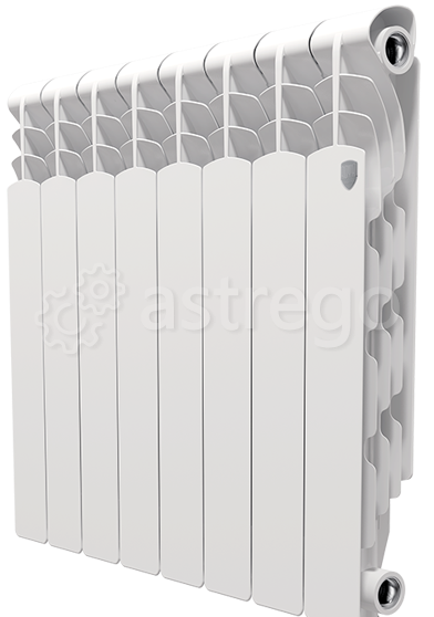 Радиатор алюминиевый Royal Thermo Revolution 500 8 секций Нижний Новгород - изображение 1
