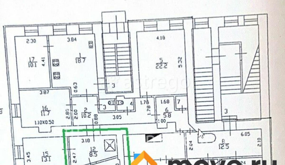 Комната, 37 м2, 2/5 эт. Санкт-Петербург - изображение 5