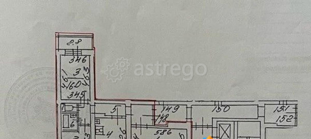 4-комн. квартира, 80 м2, 7/12 эт. Санкт-Петербург - изображение 1