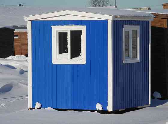 Бытовка - Пост охраны с профлиста синий (Видео) Санкт-Петербург