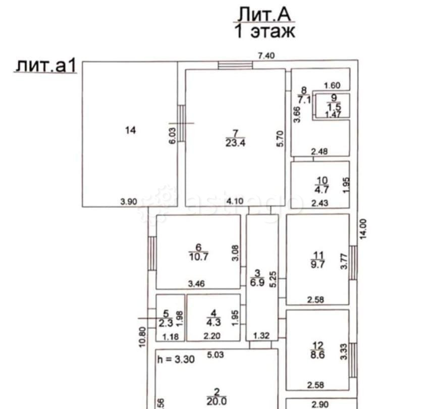Дом, 172.2 м2, 5 соток, 1 эт. Астрахань - изображение 6