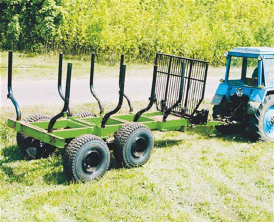 Полуприцеп лесовозный тракторный ПЛТ-11М, грузоподъемность 11000 кг, длина грузового отсека 4650 мм, Санкт-Петербург - изображение 1