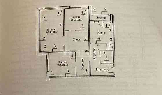 3-комн. квартира, 83 м2, 15/22 эт. Москва