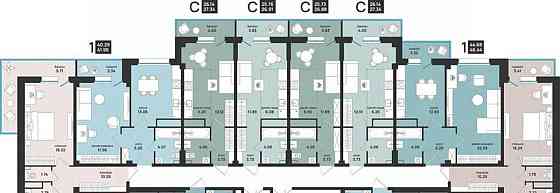 2-комн. квартира, 75.24 м2, 3/9 эт. Архангельск