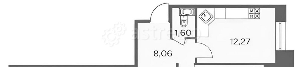 2-комн. квартира, 55.7 м2, 3/12 эт. Санкт-Петербург - изображение 4