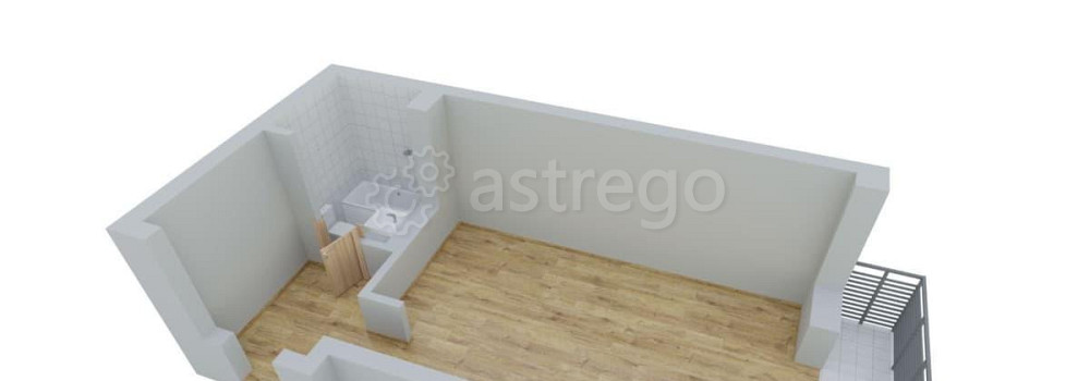 Студия, 38.8 м2, 9/17 эт. Астрахань - изображение 3