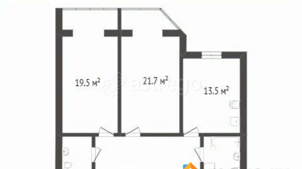4-комн. квартира, 61 м2, 3/5 эт. Белгород - изображение 1