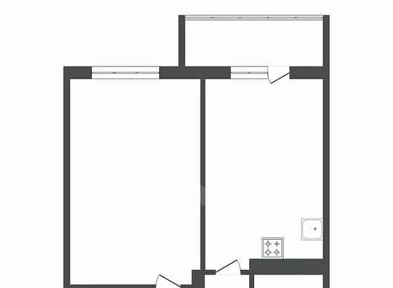 1-комн. квартира, 45.3 м2, 4/8 эт. Емельяново