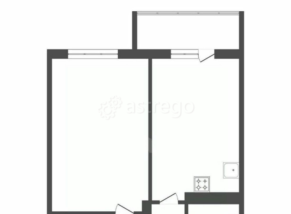1-комн. квартира, 45.3 м2, 4/8 эт. Емельяново - изображение 5