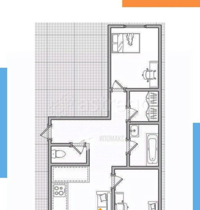 3-комн. квартира, 80 м2, 4/16 эт. Апрелевка - изображение 5