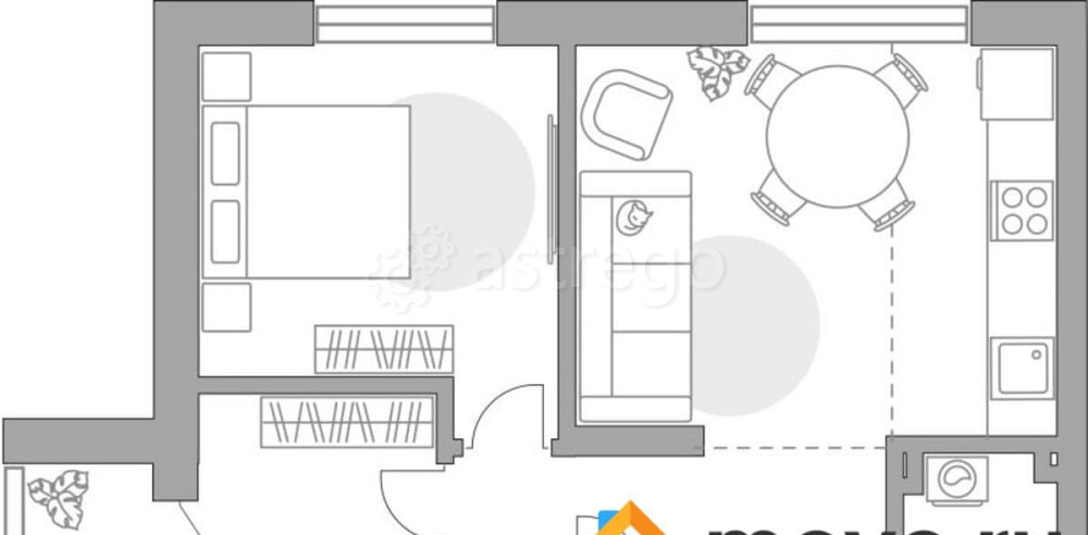 3-комн. квартира, 63.4 м2, 2/23 эт. Уфа - изображение 1