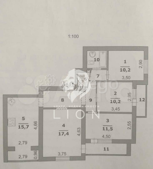 4-комн. квартира, 80 м2, 9/13 эт. Белгород - изображение 8