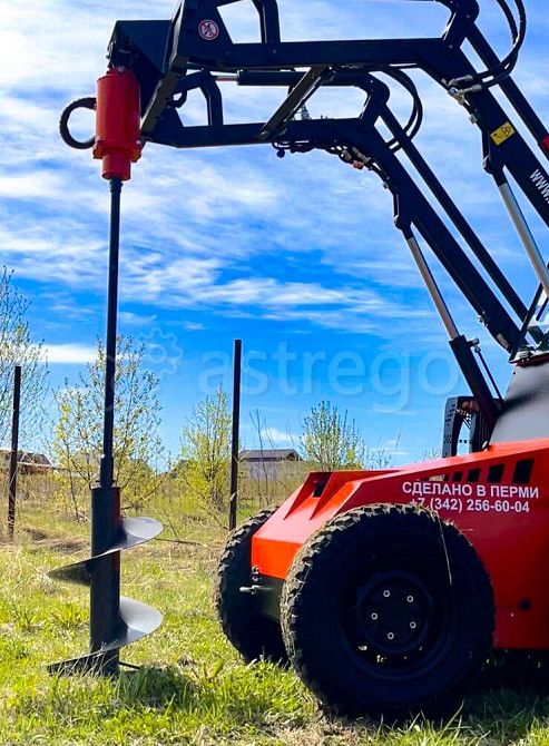 Бур гидравлический для погрузчика АТ-350М для бурения отверстий диаметром до ф400 мм Пермь - изображение 1