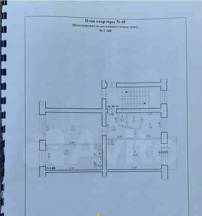 3-комн. квартира, 62.5 м2, 5/5 эт. Свободный