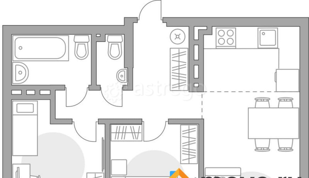 3-комн. квартира, 67.2 м2, 9/23 эт. Уфа - изображение 1