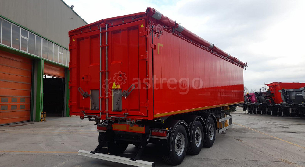 Самосвальный полуприцеп зерновоз Iso Pakcs алюминиевый 45 м3 ССУ 1220 мм Краснодар - изображение 1