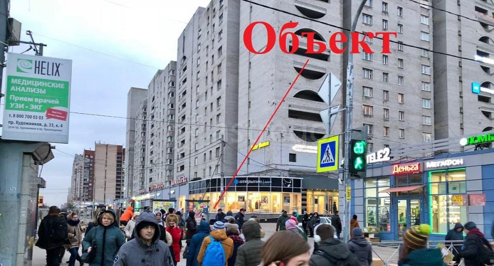 Торговое помещение, 352 м2 Санкт-Петербург - изображение 1
