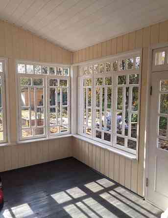 Окно деревянное для веранды 1200х1000 мм Москва