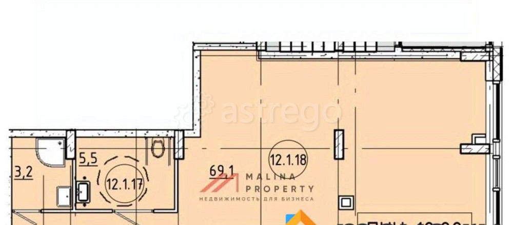 Торговое помещение, 79 м2 Химки - изображение 2