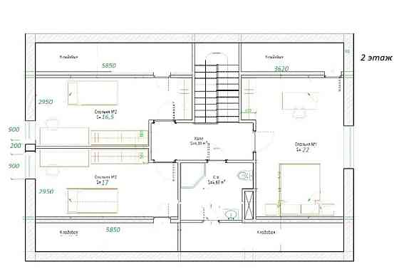 Коттедж, 194.6 м2, 6 соток, 2 эт. Балашиха