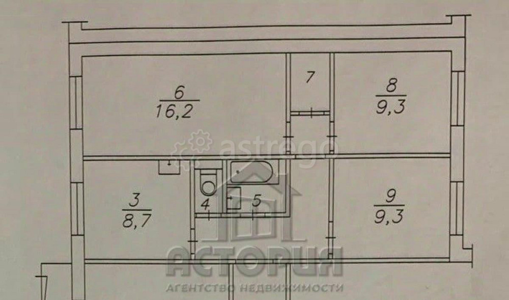 4-комн. квартира, 81.9 м2, 4/10 эт. Красноярск - изображение 6