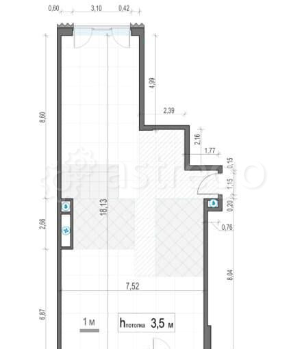2-комн. квартира, 107 м2, 4/8 эт. Москва - изображение 9