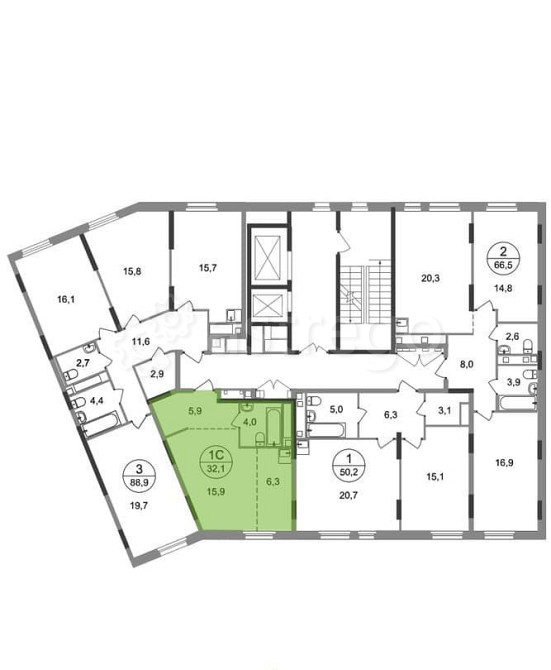 Студия, 32 м2, 9/17 эт. Москва - изображение 4