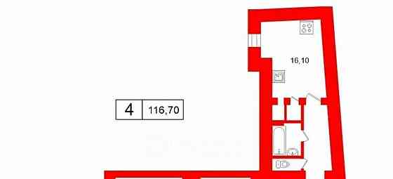 Комната, 19.1 м2, 5/5 эт. Санкт-Петербург