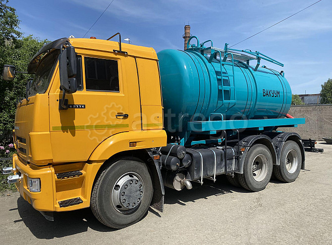 МВ-10 КАМАЗ 65116 (вакуумная машина, 10 м3, насос КО-505/510, сп. место, ЧМЗ) Краснодар - изображение 1