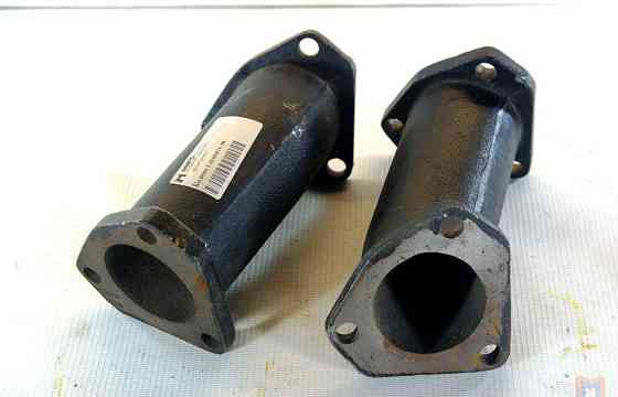 Колено-патрубок (3*3 болта) глушителя металл ДВС YTO LR6108/LR6105 Уфа