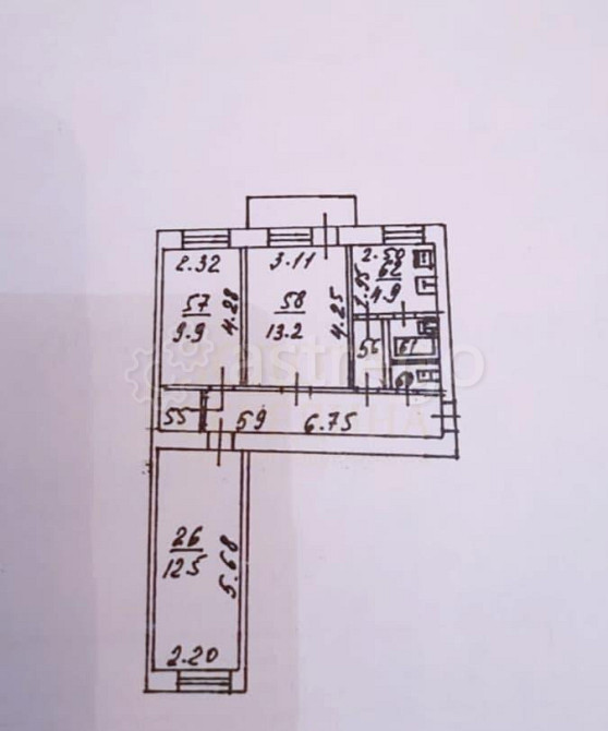 3-комн. квартира, 53.5 м2, 3/5 эт. Белгород - изображение 8