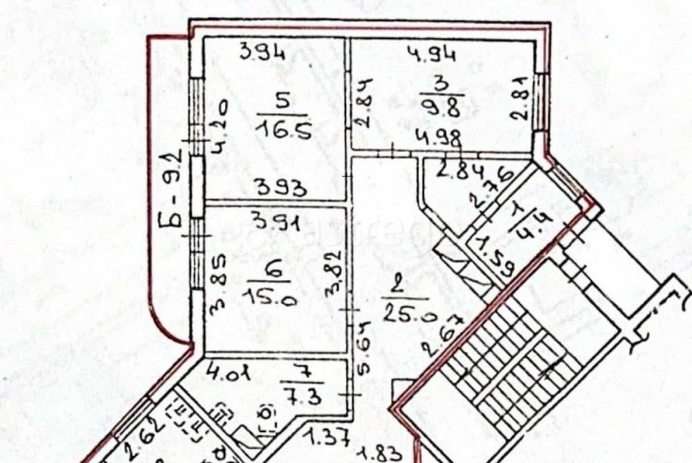4-комн. квартира, 97.3 м2, 24/24 эт. Санкт-Петербург - изображение 3