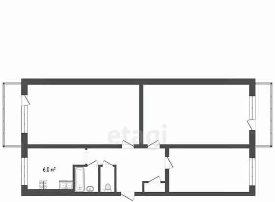 3-комн. квартира, 61 м2, 4/5 эт. Новодвинск