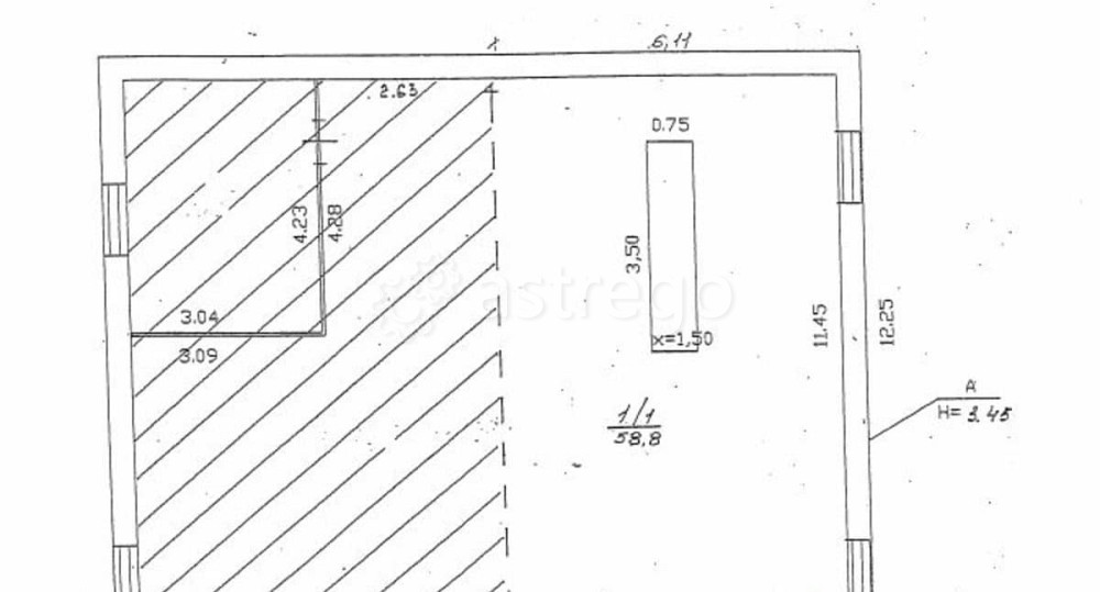 Свободного назначения, 58.8 м2 Кармаскалы - изображение 1