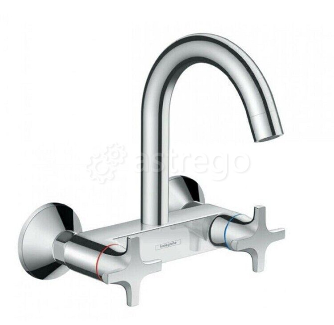 Смеситель для кухни Hansgrohe, Logis M32, Eco, тип открывания воды - двухвентильный 71284000 Москва - изображение 1