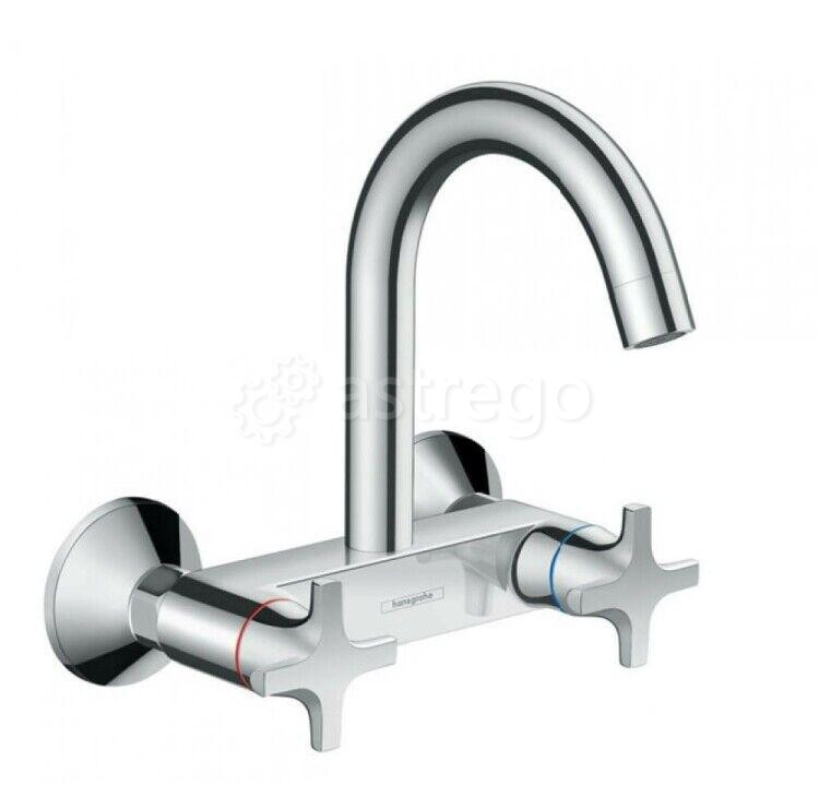 Смеситель для кухни Hansgrohe, Logis M32, Eco, тип открывания воды - двухвентильный 71284000 Москва - изображение 1