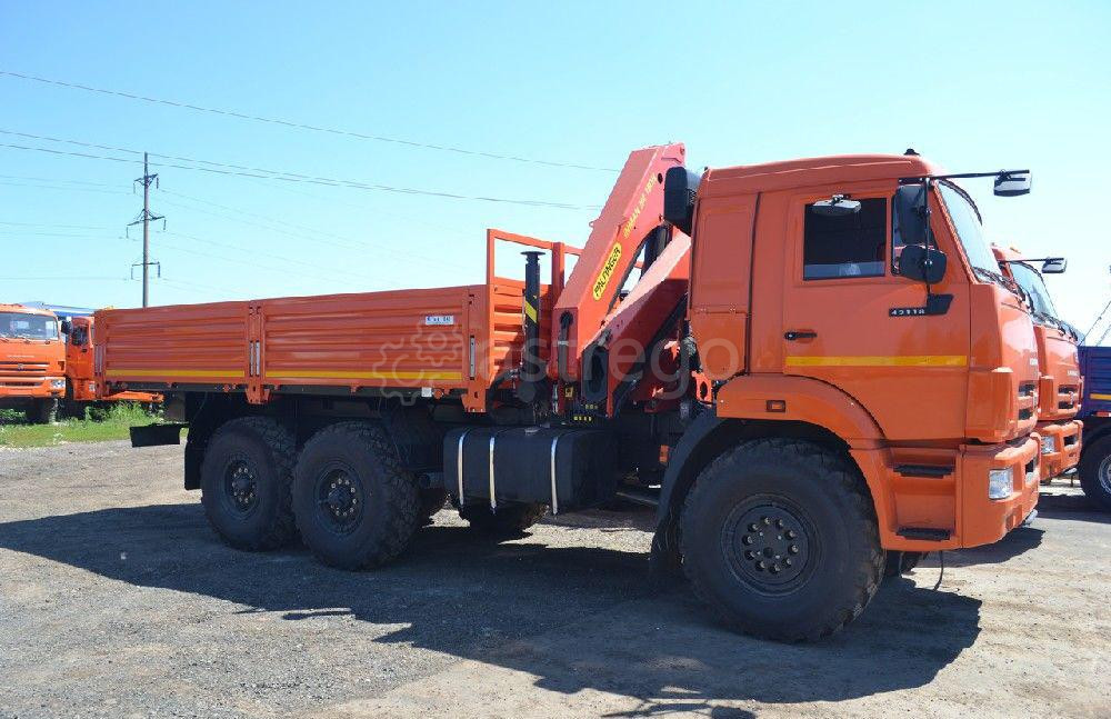 Манипулятор КМУ КАМАЗ 43118-73094-50 Евро-5 Галич Манипулятор КМУ-150 Борт сталь 6,2 м бур 450 мм бе Самара - изображение 1