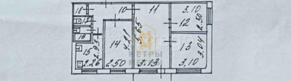 4-комн. квартира, 62.45 м2, 3/5 эт. Белгород - изображение 4