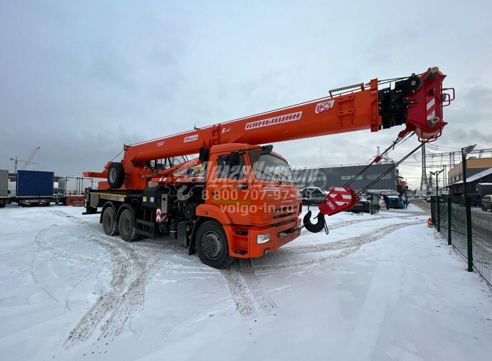 Автокран 25 т 31 м ОВОИД КС 55713-1К-4 на шасси КАМАЗ 65115 6х4 Москва - изображение 1