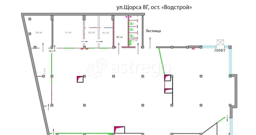Торговое помещение, 1014 м2 Белгород - изображение 2