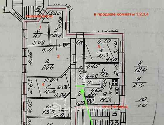 Комната, 24.6 м2, 4/6 эт. Санкт-Петербург