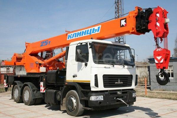 Автокран Клинцы 25 т на шасси МАЗ Самара - изображение 1