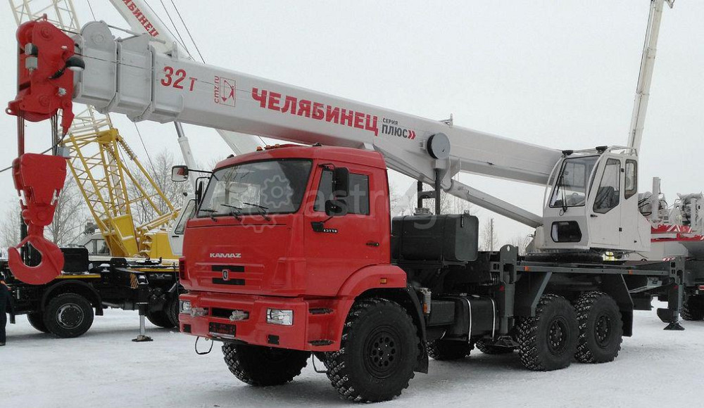 Автокран 32 т Челябинец КС 55733-33 на шасси Камаз-43118 6х6 Самара - изображение 1